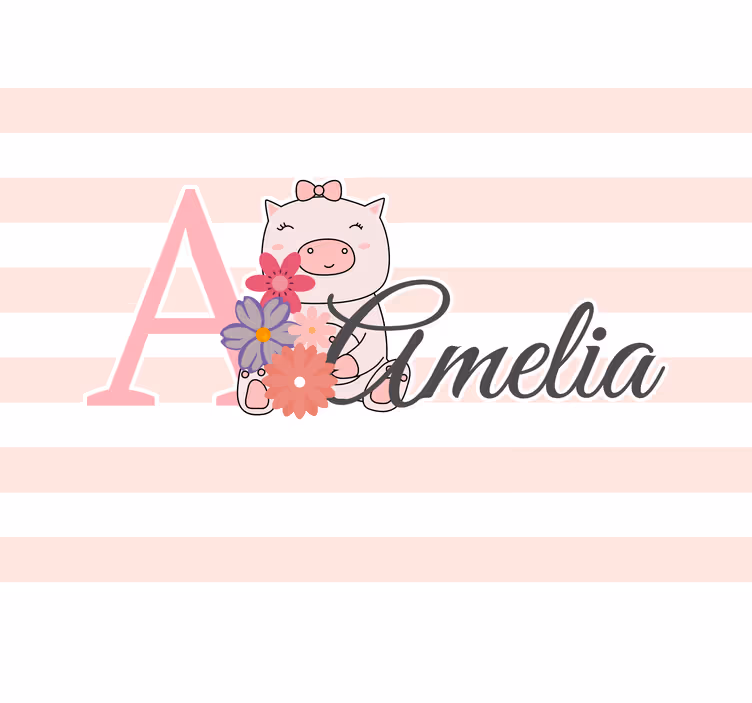 Tapisserie amour poussins mignons en fleurs - TenStickers