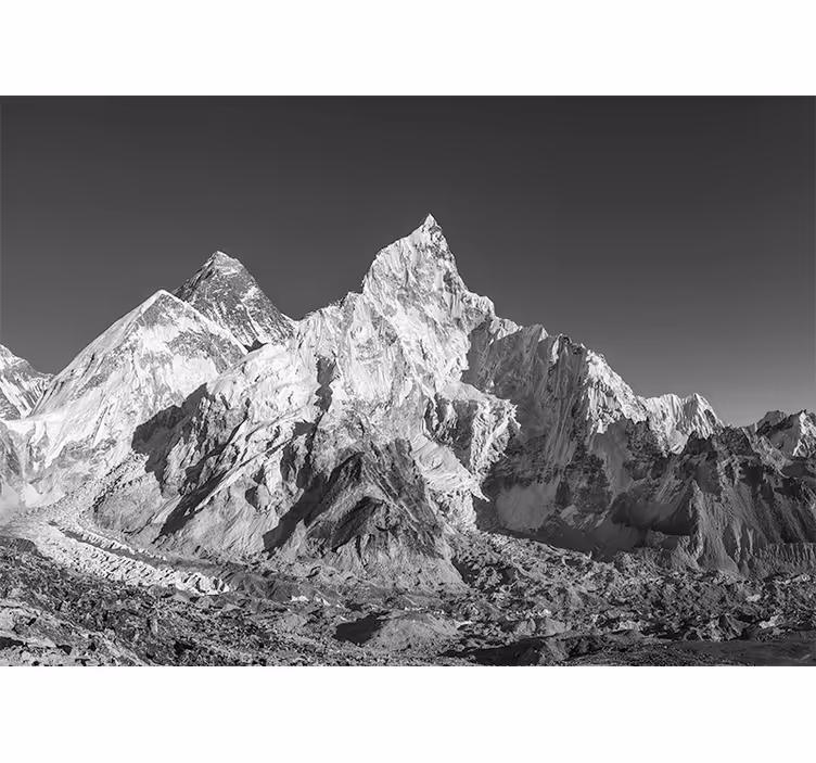 Tapisserie montagne chaîne de sommets majestueux - TenStickers