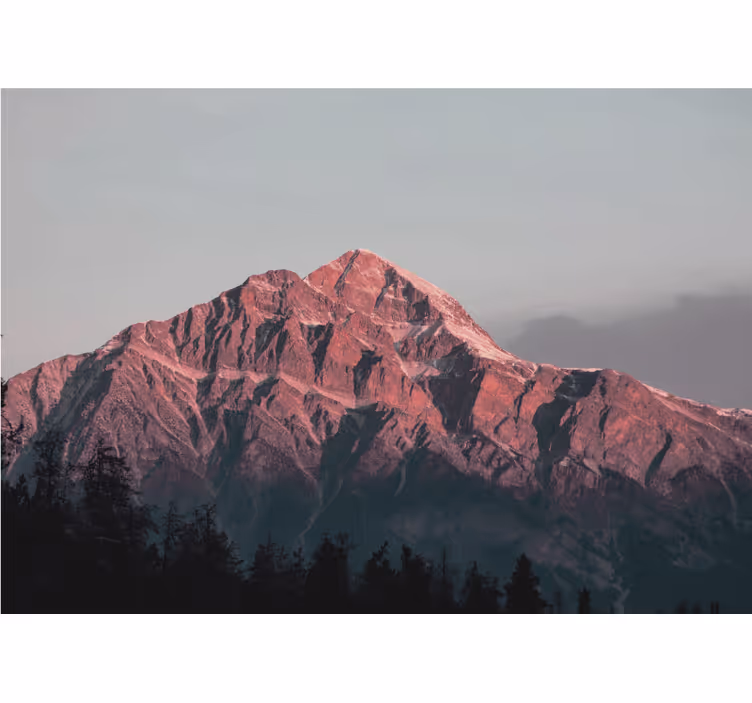 Tapisserie montagne crête majestueuse - TenStickers