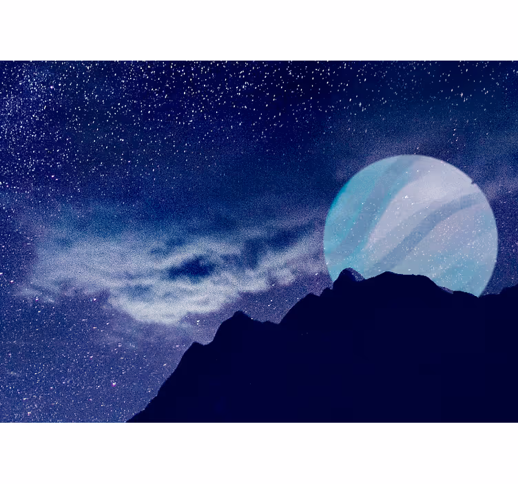 Tapisserie espace ciel nocturne céleste - TenStickers