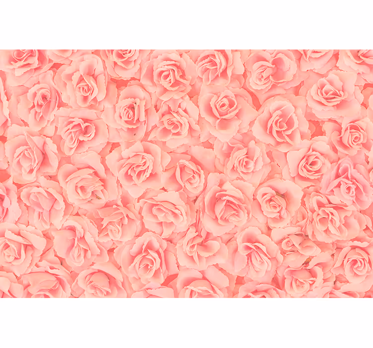 Tapisserie fleur roses en fleurs - TenStickers