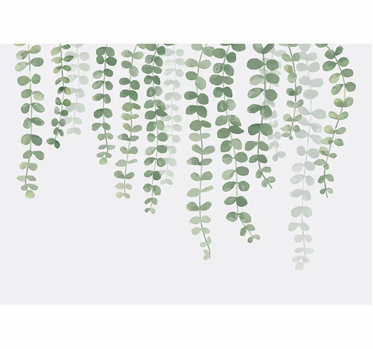Tapisserie arbre vignes luxuriantes - TenStickers