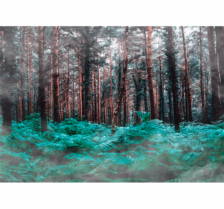 Tapisserie nature végétation luxuriante - TenStickers