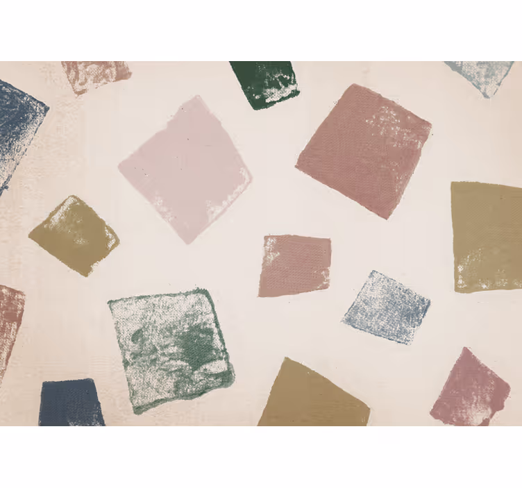 Tapisserie textures et motifs blocs de couleurs géométriques - TenStickers
