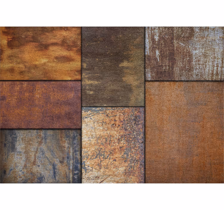 Tapisserie textures et motifs panneaux rustiques texturés - TenStickers