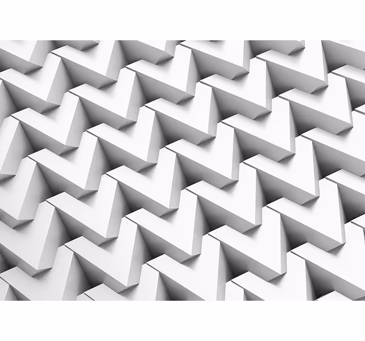 Tapisserie textures et motifs chevrons en 3d - TenStickers