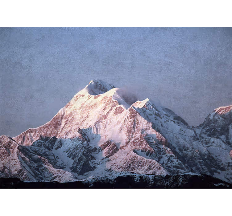 Tapisserie montagne grand sommet des montagnes - TenStickers