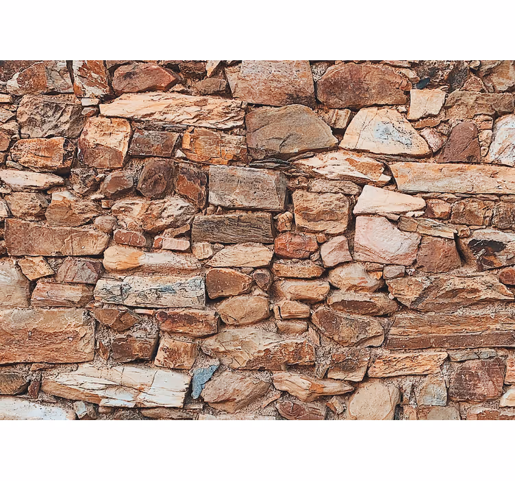 Tapisserie imitation pierre texture pierre rustique - TenStickers