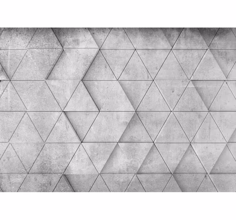 Tapisserie textures et motifs motif géométrique béton - TenStickers