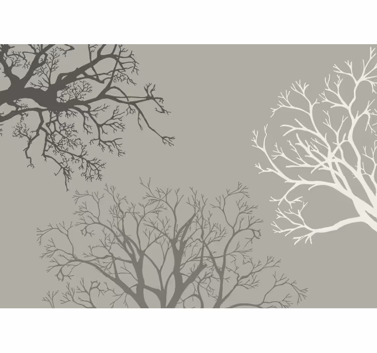 Tapisserie arbre arrangement de branches gracieuses - TenStickers