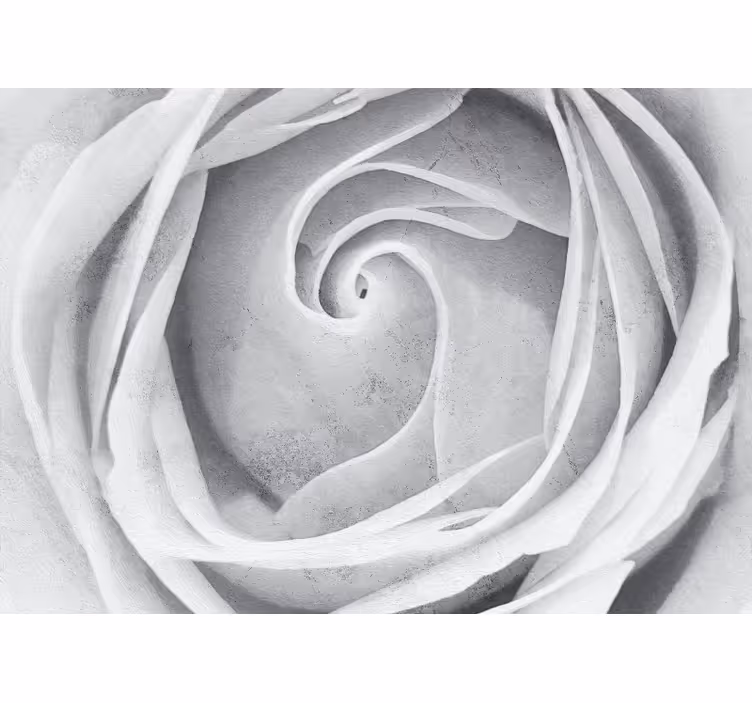 Tapisserie fleur spirale de roses Élégante - TenStickers