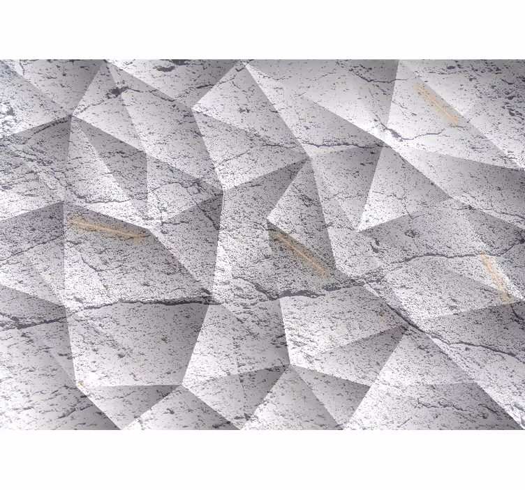 Tapisserie textures et motifs style pierre géométrique - TenStickers