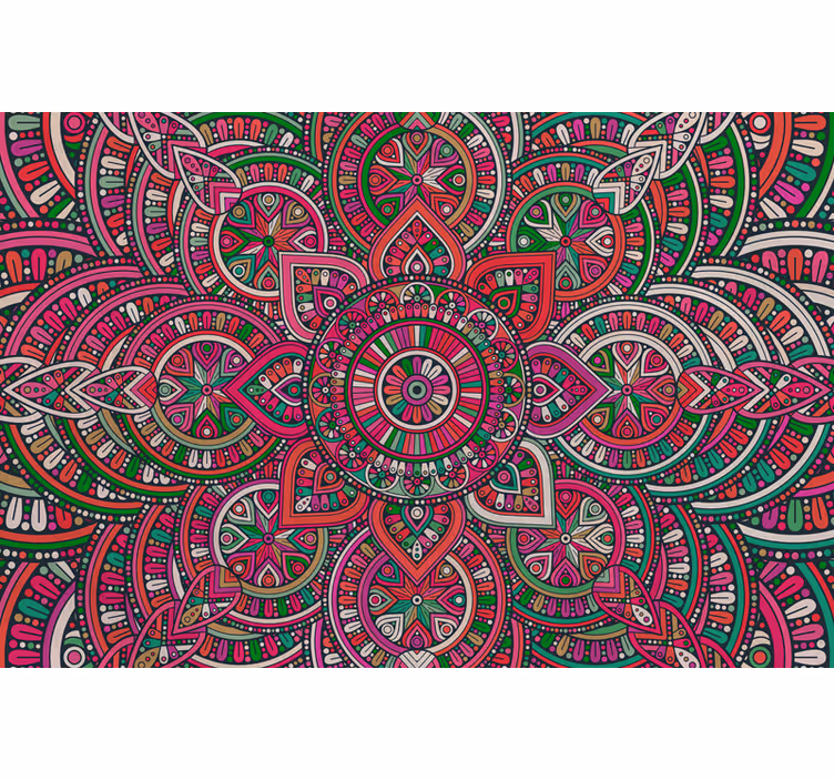 Papier peint mural mandala boho - TenStickers