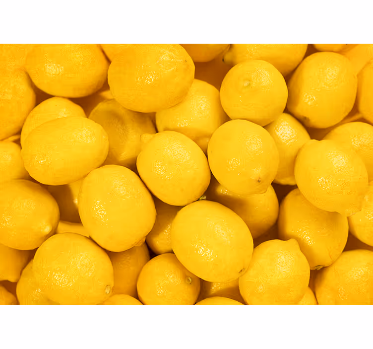 Tapisserie murale cuisine citrons - TenStickers