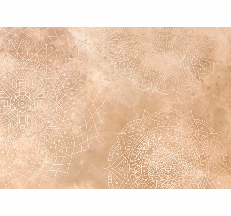 Tapisserie murale salon mandalas vintage - TenStickers