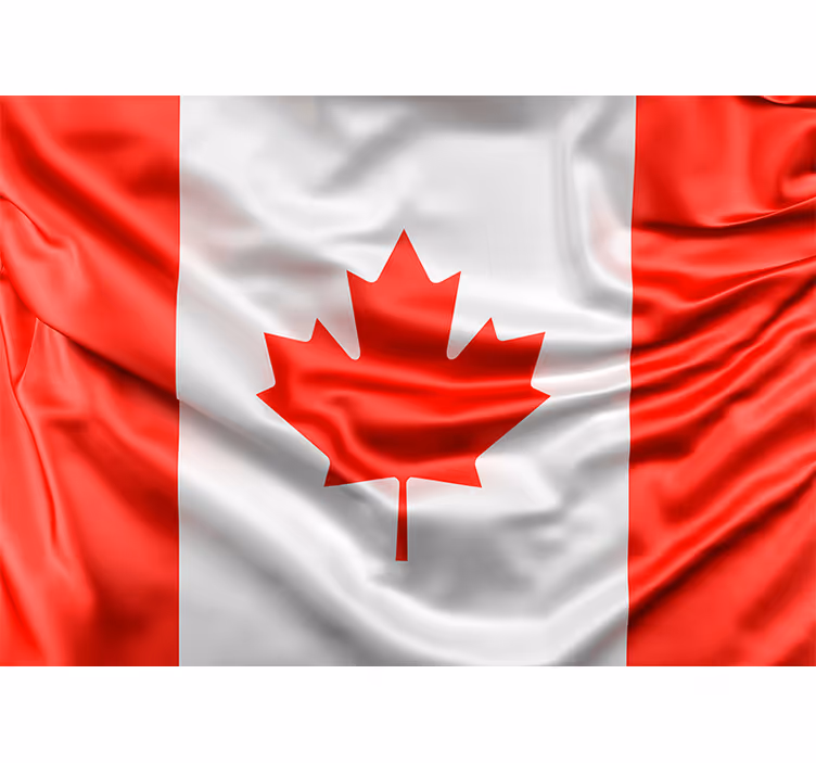 Tapisserie villes et pays drapeau Canada - TenStickers