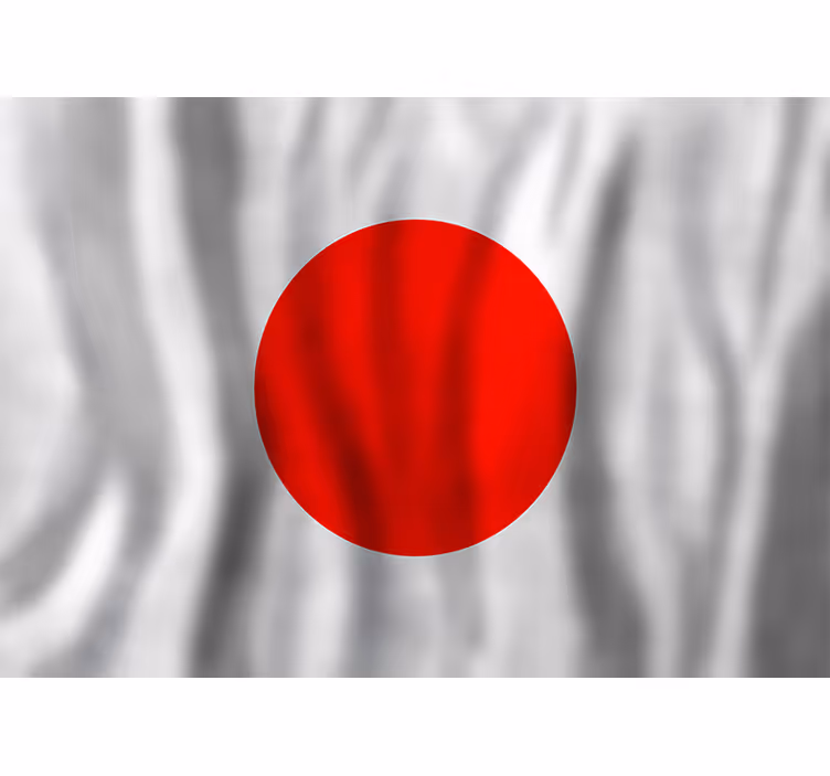 Tapisserie autres villes et de pays drapeau japonais - TenStickers
