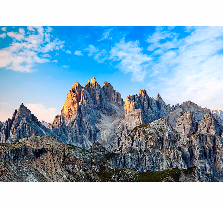Tapisserie paysage vue montagneuse - TenStickers
