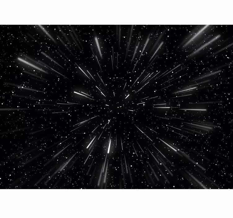 Papier peint paysage Hyperespace - TenStickers