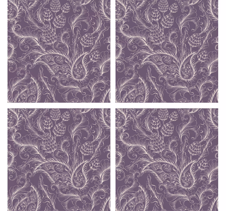 Dessous de verre motif botanique élégant - TenStickers