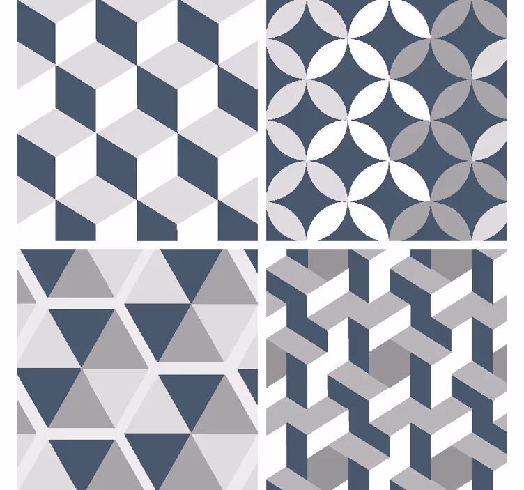 dessous de verre moderne Motifs gris - TenStickers