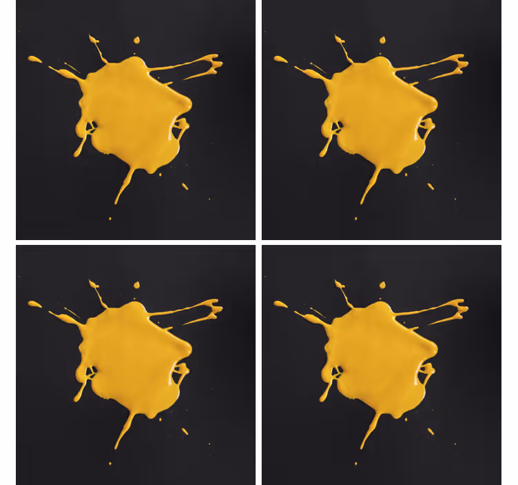 Dessous de verre texture éclaboussure jaune - TenStickers