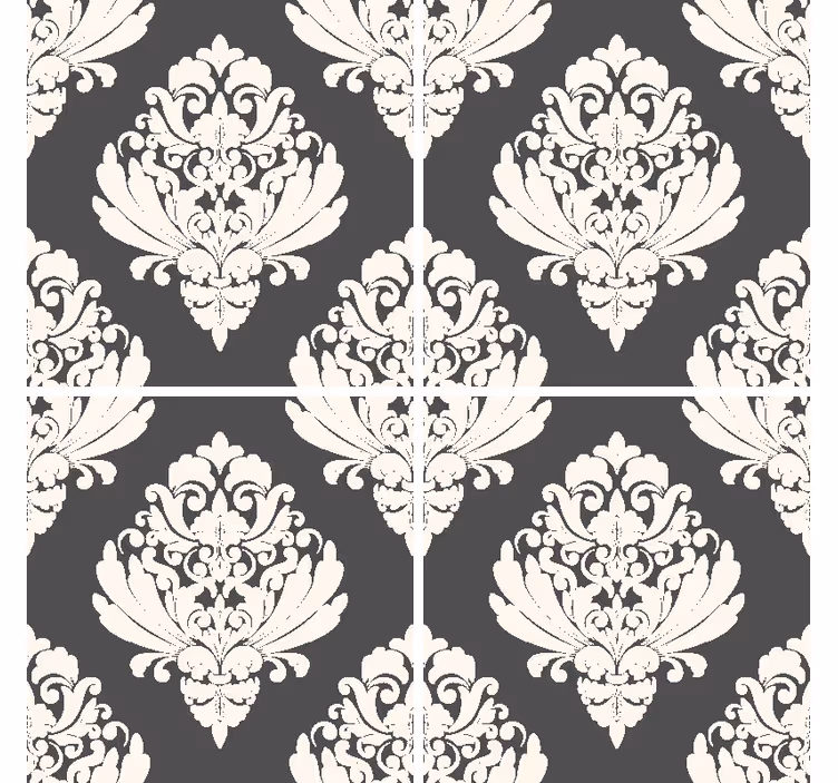 Dessous de verre motif orné élégant - TenStickers