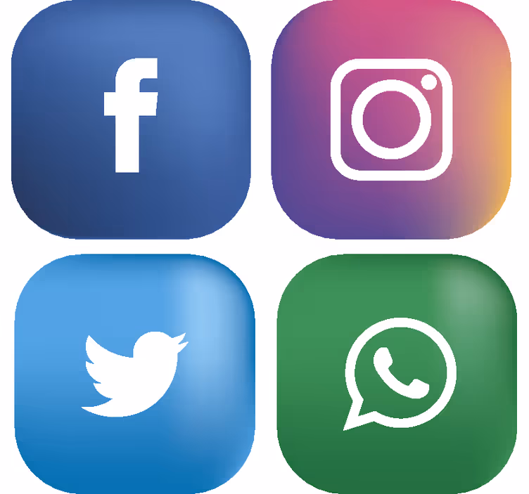 Dessous de verre Instagram - TenStickers