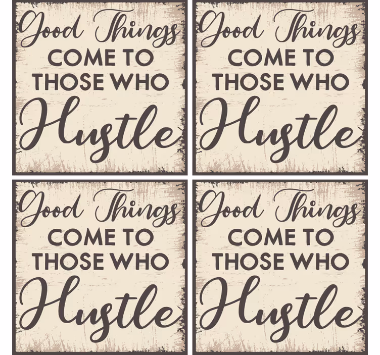 Dessous de verre citation design inspirant - TenStickers
