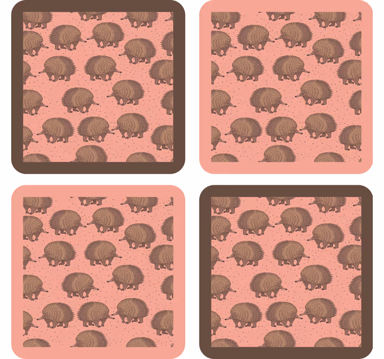 Dessous de verre geek motif hérisson - TenStickers