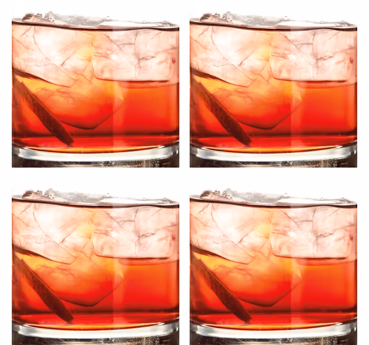 Dessous de verre bière affichage whisky sur glace - TenStickers