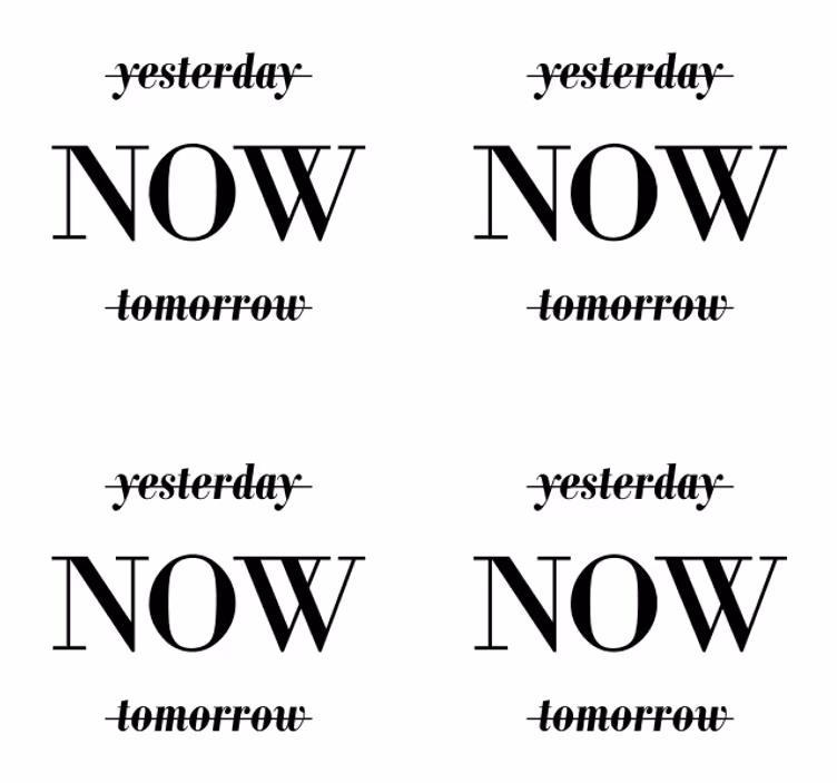 Dessous de verre citation phrase inspirée de typographie - TenStickers