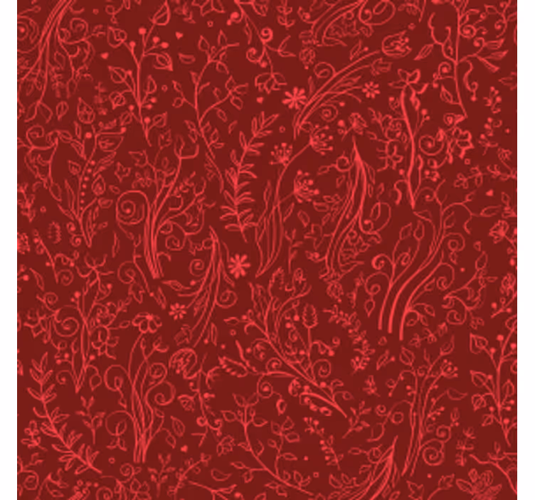 Dessous de verre fond à motifs floraux - TenStickers