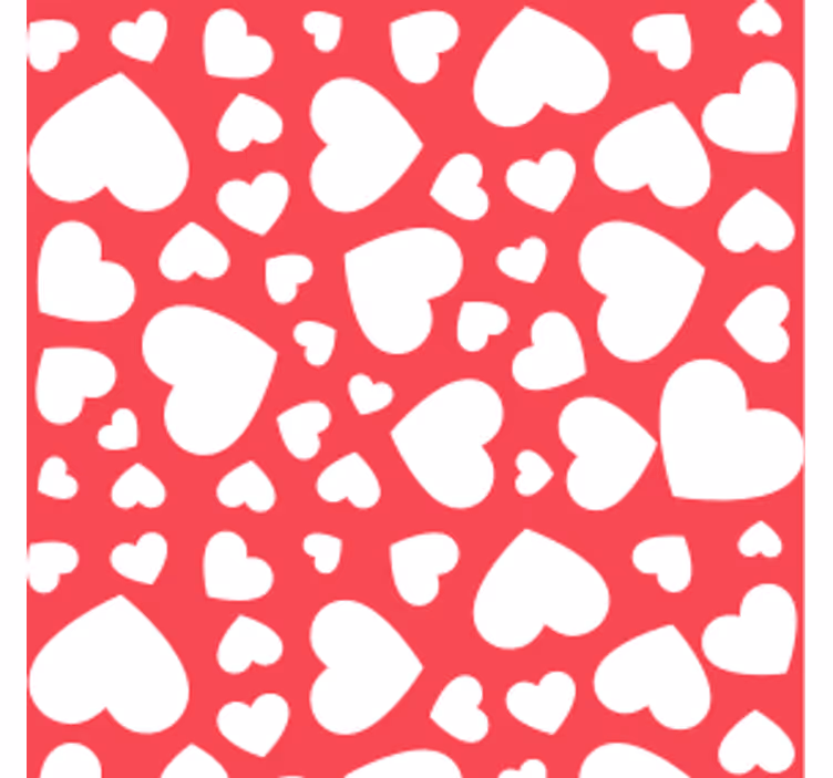 Dessous de verre mariage motif cœurs - TenStickers