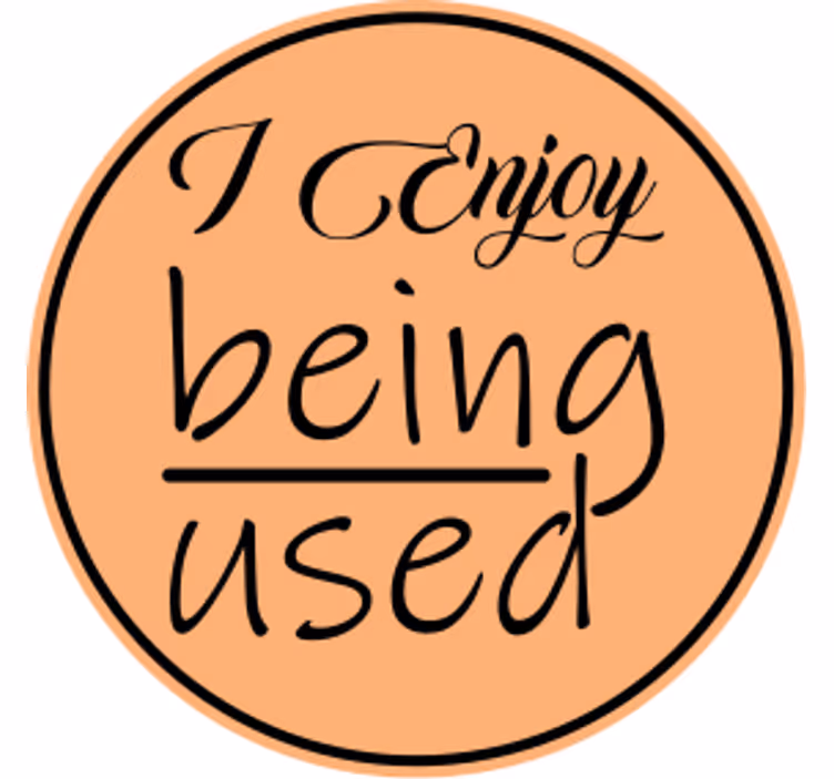 Dessous de verre citation profitez d'être utilisé - TenStickers