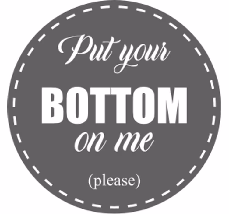 Dessous de verre bière message ludique à boire - TenStickers