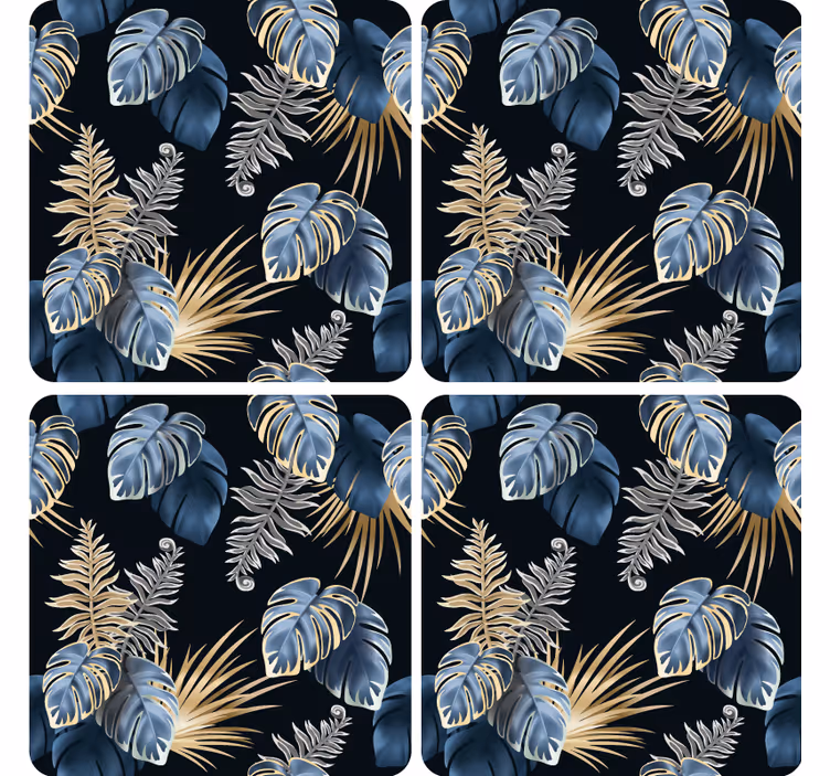 Dessous de verre feuillage tropical luxuriant - TenStickers