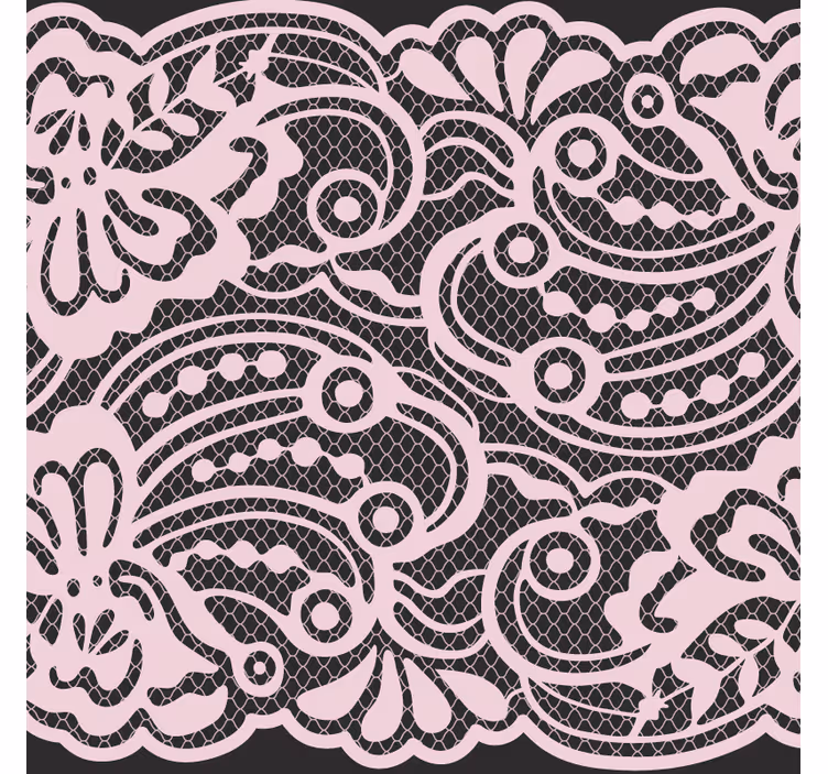 Dessous de verre moderne motif dentelle élégant - TenStickers
