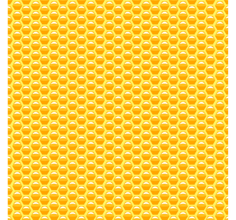 Dessous de verre bière motif alvéolaire - TenStickers