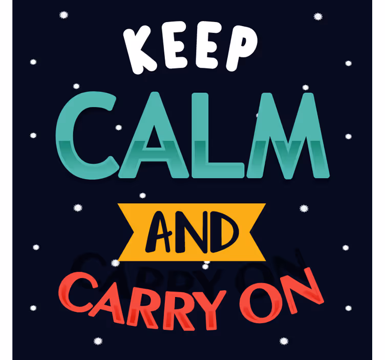 Dessous de verre citation typographie motivante - TenStickers