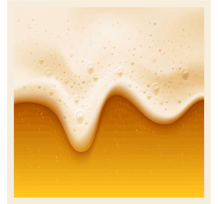 Dessous de verre bière surface mousseuse - TenStickers