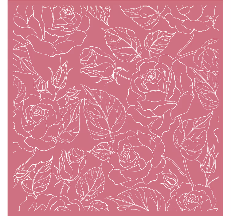 Dessous de verre motifs floraux stylisés - TenStickers