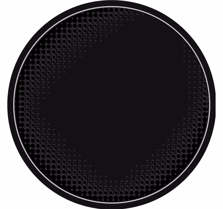 Dessous de verre bière surface circulaire texturée - TenStickers