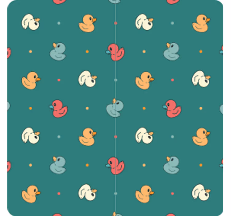 Dessous de verre bière motif canard fantaisiste - TenStickers