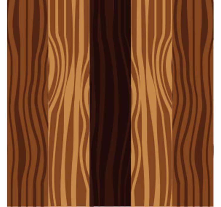 Dessous de verre en bois naturel effet grain - TenStickers