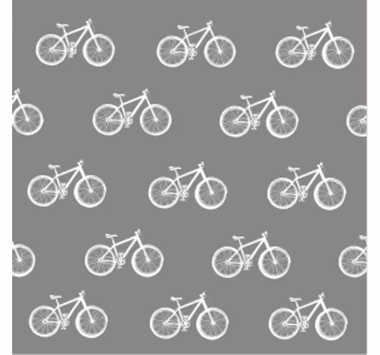 Dessous de verre moderne motif de bicyclettes - TenStickers