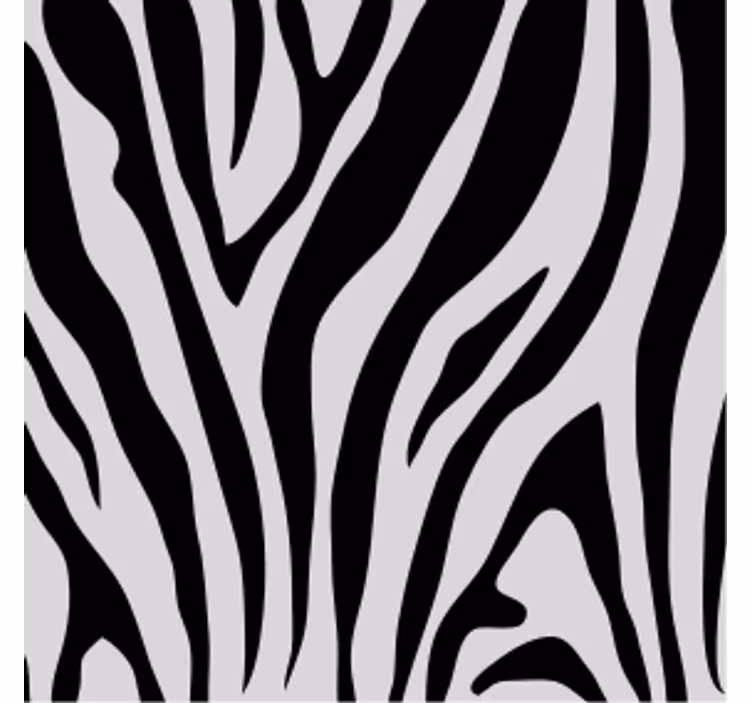 Dessous de verre motif rayures zèbre - TenStickers