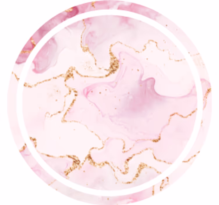 Dessous de verre design marbre rose doux - TenStickers
