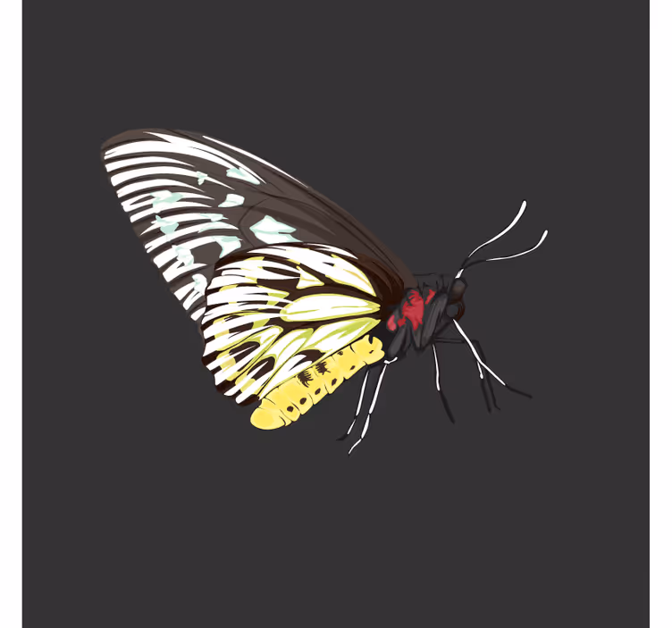 Dessous de verre geek art de papillons colorés - TenStickers
