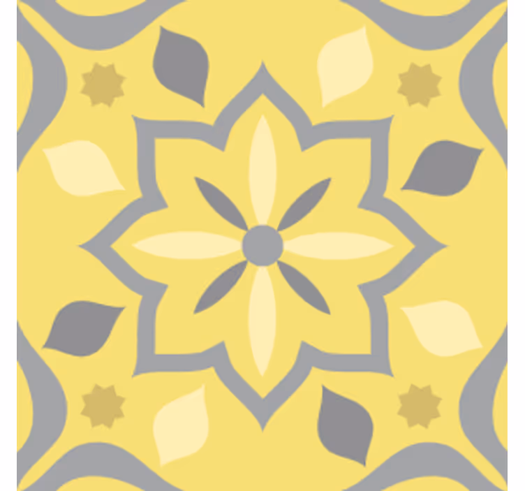 Dessous de verre mariage motif floral - TenStickers